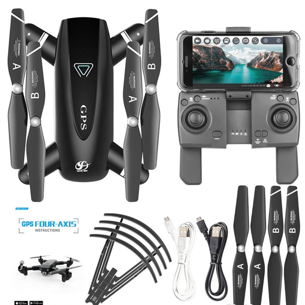folding drone with 5G WiFi live streaming camera